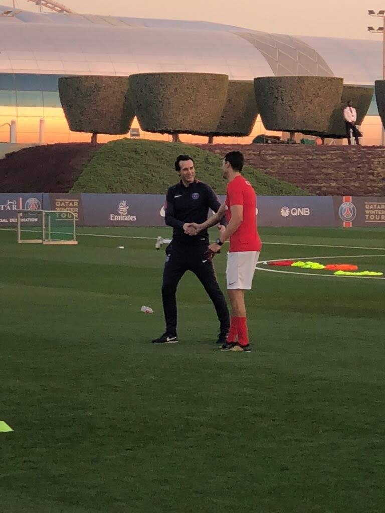 PSG coaching session