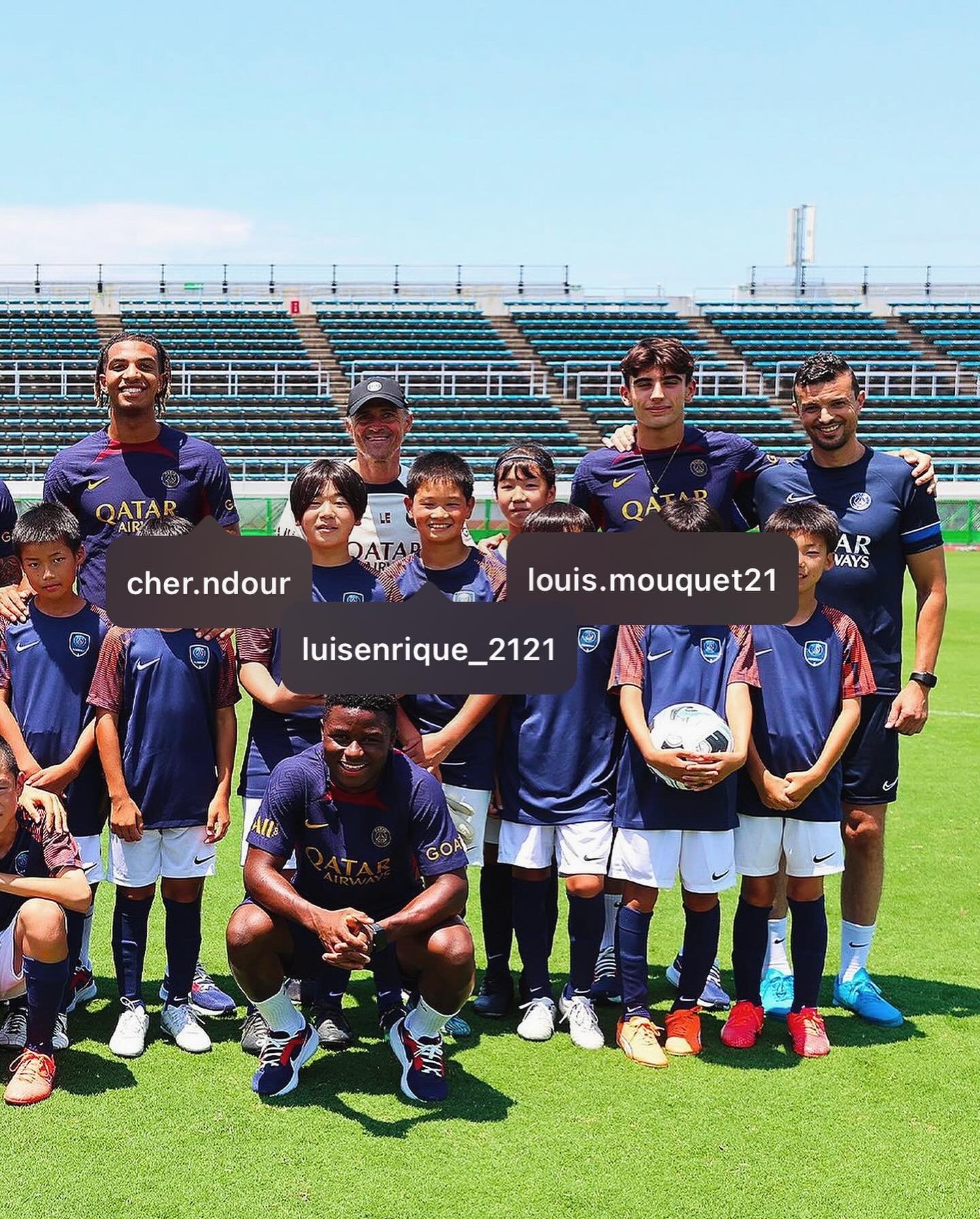 PSG Academy team photo